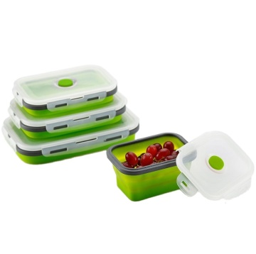 Folding Silicone Food Storage Container Set