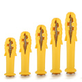 Yellow Good Quality Plastic expansion screw