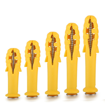 Good Quality Plastic Clothes Yellow Good Quality Plastic expansion screw Factory