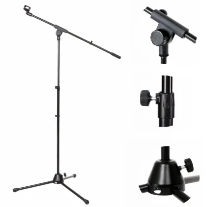 Professional Height Adjustable Metal Microphone Stand Tripod