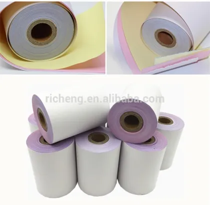 POS receipt paper rolls for Dot-matrix POS receipt printer Smooth usage pos cashier paper roll