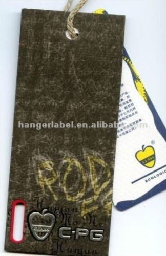 garment hang tags, hang tags for garment