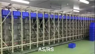 High-Capacity AS/RS Warehouse Racking System