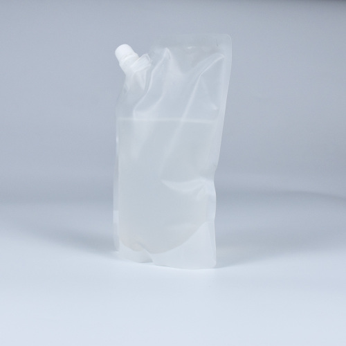 Soulevés en plastique personnalisés recyclables Pouche debout liquide pour boire un verre