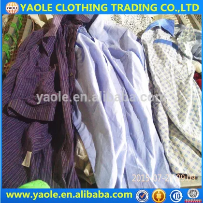 men summer used clothing t-shirt short sleeves