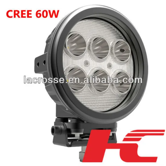 60W LED work light for truck 12V 24V high itensity LED work light