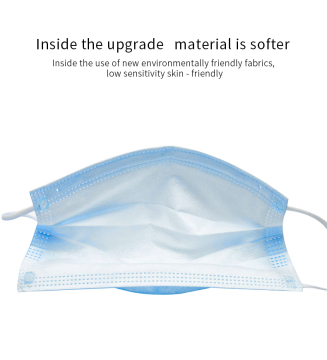 3ply nonwoven medical disposable earloop face mask