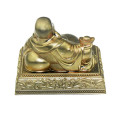 الذهب سبائك الزنك مطلي تمثال بوذا