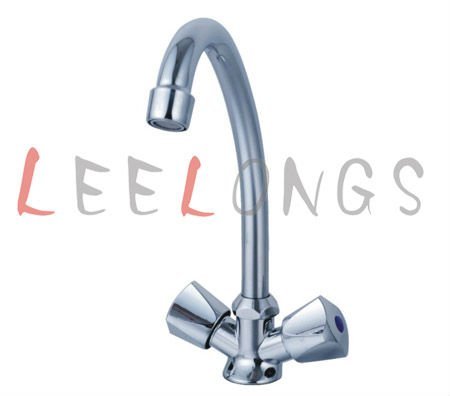 LL-KF2005 Hot! Double Handle Kitchen Faucet