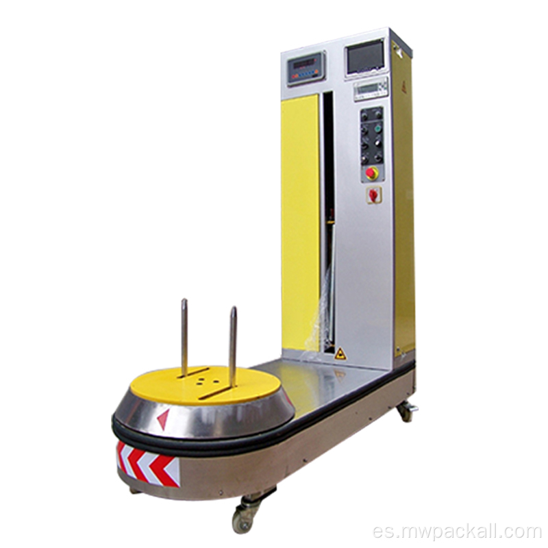 Máquina de envoltura de película de equipaje de aeropuerto de venta caliente