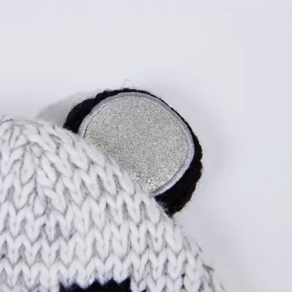 The children's winter knitted beanie hat