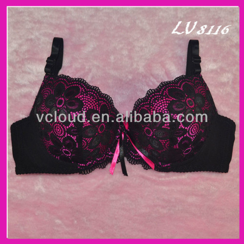 New arrival hot selling 2013 girls hot sexy lace bra