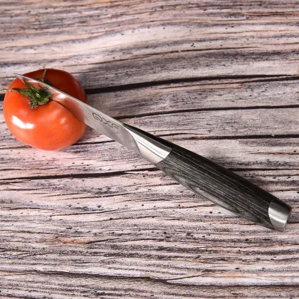 Pakka Wood Handle Professional 3.5 Inch Stainless Steel Fruit Knife