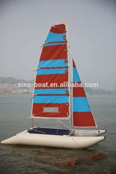 inflatable sailing catamaran cat 4.5m length
