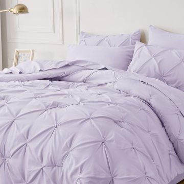Pintuck Lightweight Microfiber Comforter Set - King, Queen, Twin Sizes