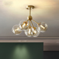 LEDER Modern Glass Staircase Chandeliers