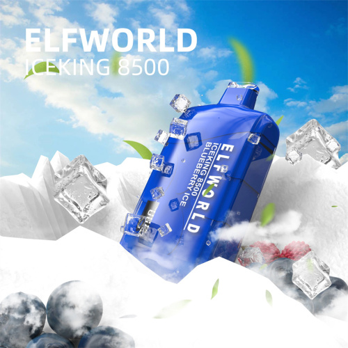Elfworld Disposable Vape Ice King 8500Puffs LED Screen