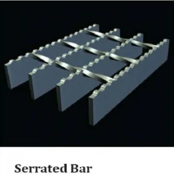 TUV Rheinland Certificated Hot-dipped Galvanized Serrated Grating