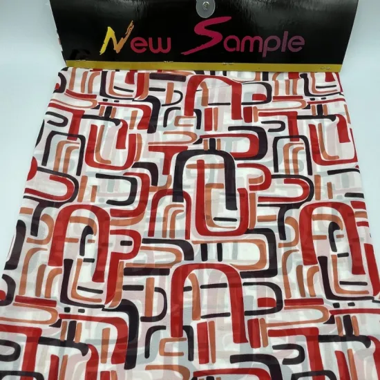 Soft Touch Durable Chiffon 100% Polyester Textile