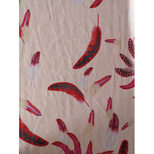 Feather Design Rayon Twill 3024S Tryckväv