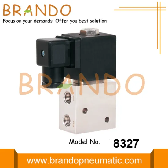 ASCO Type 3-Way Stainless Steel Solenoid Valve 1/4''