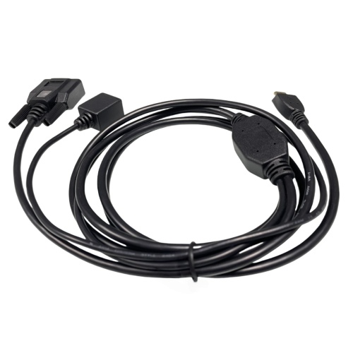 미니 HDMI에서 DB9 RS232 및 DC Jack