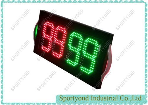 Tabellone cambio calcio con display led fronte/retro fronte/retro