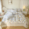 Bộ chăn bông in bông tùy chỉnh Bedcover Bedspread Set