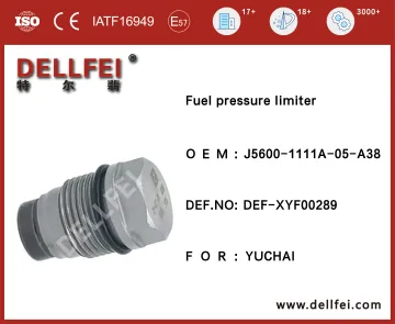 Fuel Rail Pressure Relief Valve J5600-1111A-05-A38 for YUCHAI