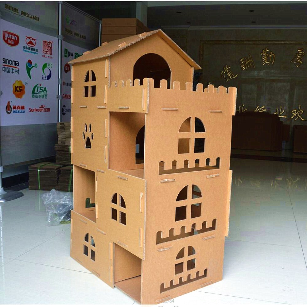 paper cat house