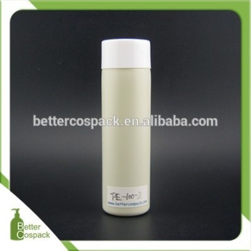 custom color 100ml HDPE bottle plastic cylindrical cosmetic bottle