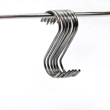 Metal Enlarge Stainless Steel S-Shape Brass Hooks - 8cm S-Hook