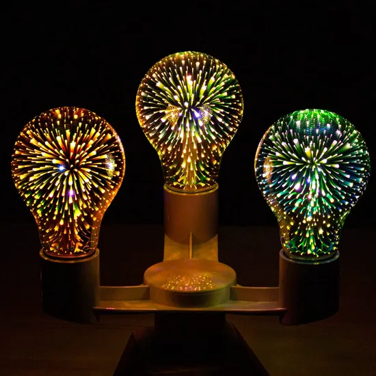 3D Star Decoration Fireworks Led Light Bulb - Colorful Led 3D Firework Light Bulb for Christmas