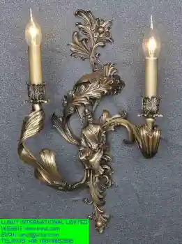 European copper wall lamp,european brass shade lamp