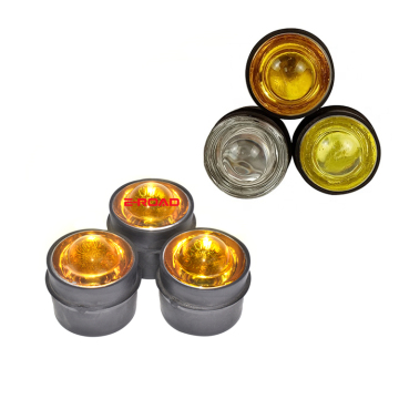 Round Top Glass Reflective Road Studs (Cat Eyes)