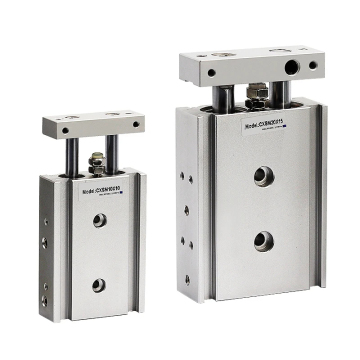 2023 New Durable Aluminum Double Shaft Pneumatic Cylinder with Accessories