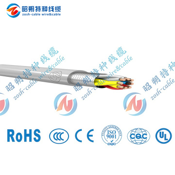 SFLEX-850 CY TP Cable de blindaje trenzado flexible con funda de PUR para ocasiones especiales