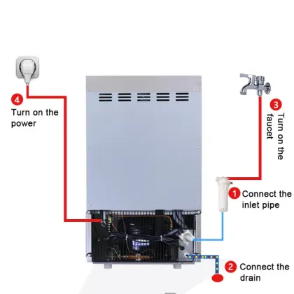 Commercial Snowflake Ice Crusher Snow Maker Machine