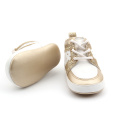 Print Glitter Patchwork Real Leather Baby Casual Shoes