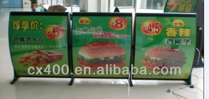 menu display light box , advertising light box , aluminum alloy light box
