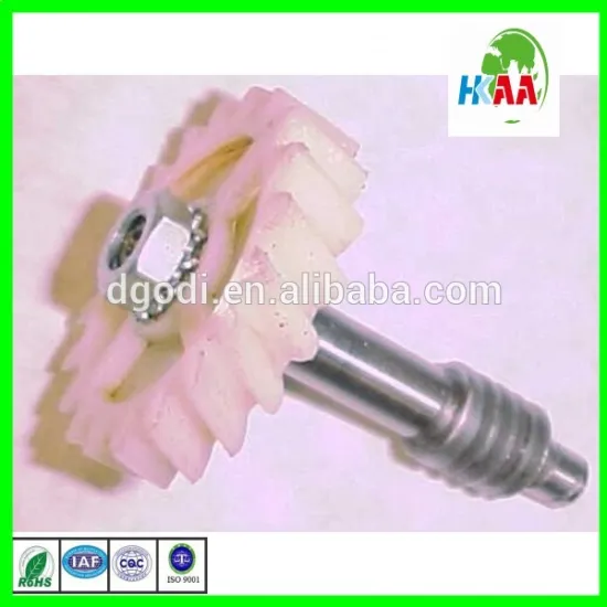 Customized CNC turning steel S45C worm gear screw shaft