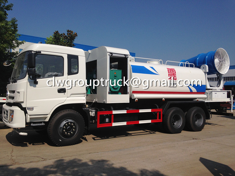 Dongfeng 6X4 14000Litres المعطي وظيفة قمع الغبار