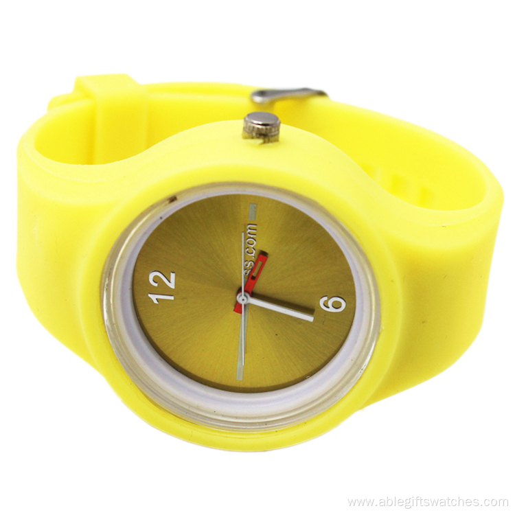 Kid Quartz Waterproof Watch Fasion Silicone Colorful