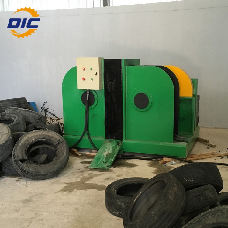 double hook truck tyre wire bead removal machine