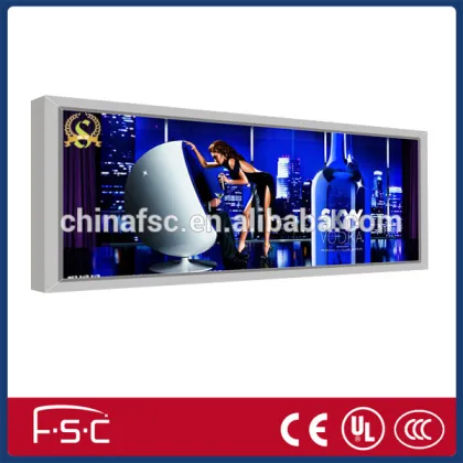 Fabric light box forever 21th century led sanp open aluminum alloy