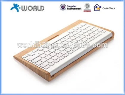 Customized keyboard stand wooden keyboard tray for apple