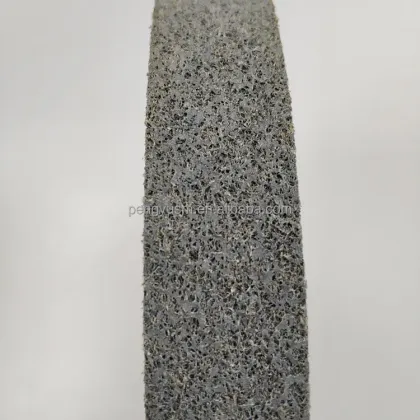 Non Woven Polishing Wheel 9S FIN 8X1X3 - Rapid Finishing Convolute Wheel for Metal