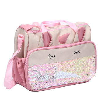 Cute cartoon malaking kapasidad mommy balikat bag portable mom bag