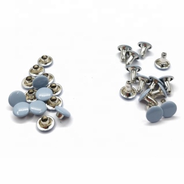 Factoryczne bezpośrednie metalowe kołki podwójnie czapki nity do odzieży i bagażu (4 mm-18 mm)