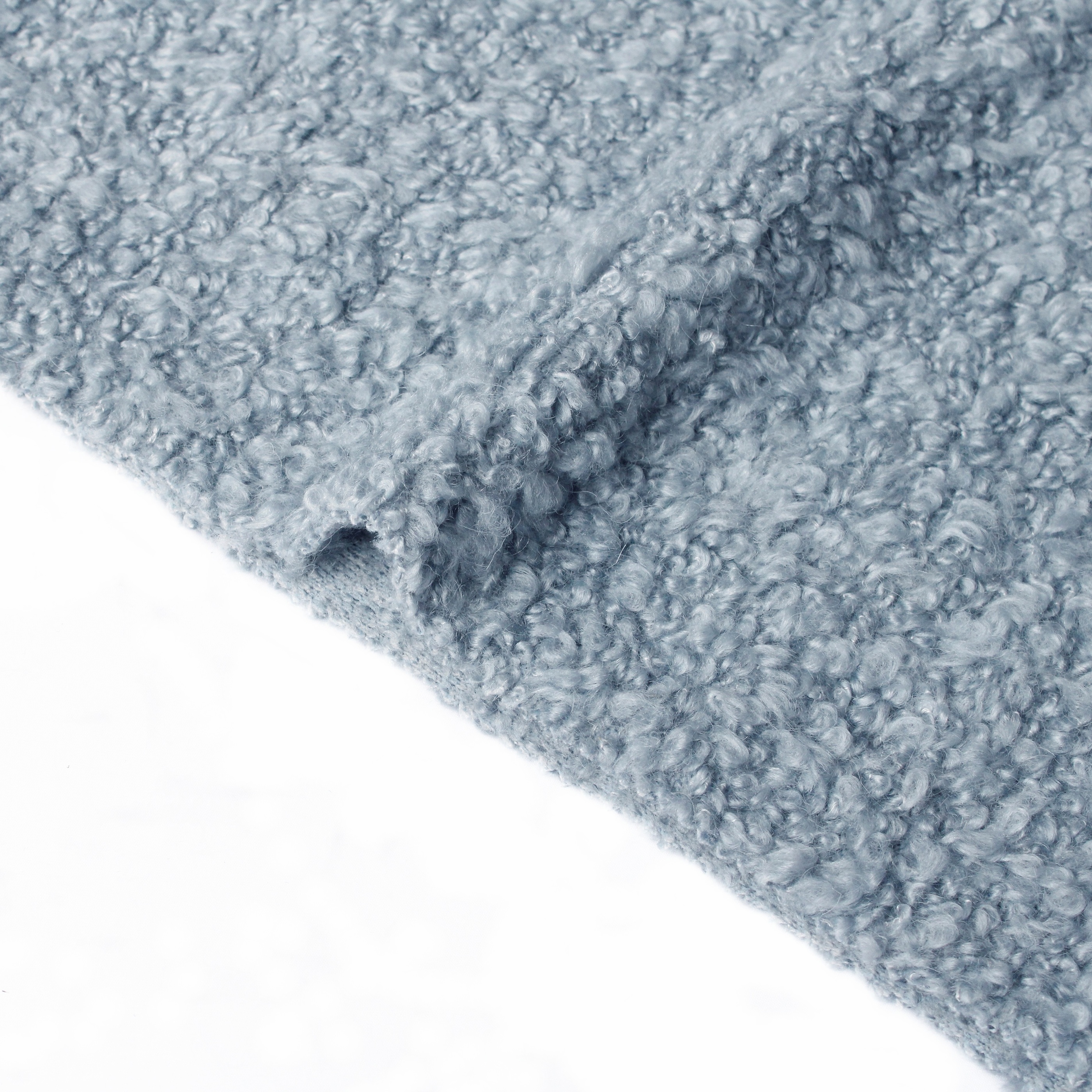 Vải pha trộn vải Mohair kết cấu vòng lặp lớn